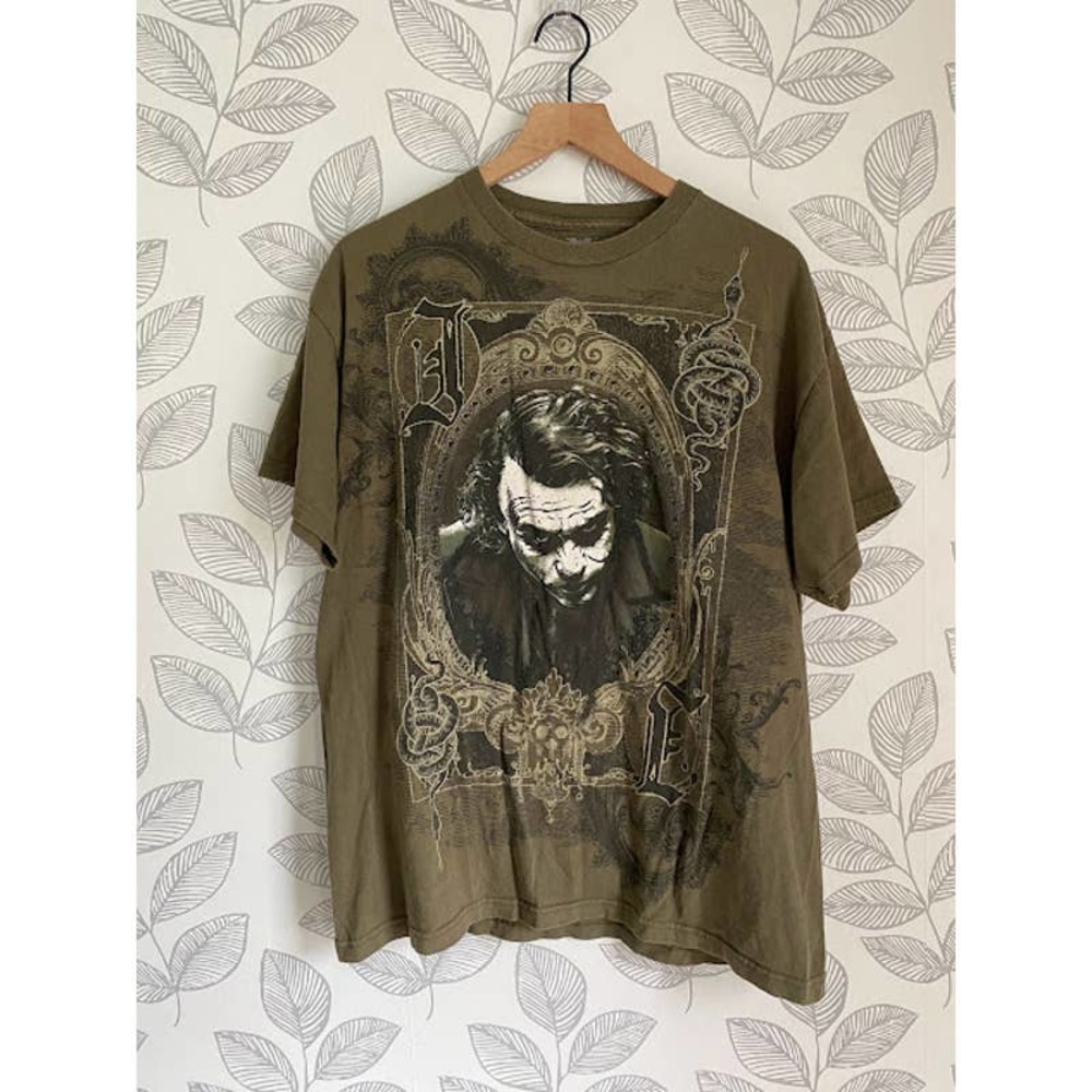 The Dark Knight Joker Green T-shirt, Size L